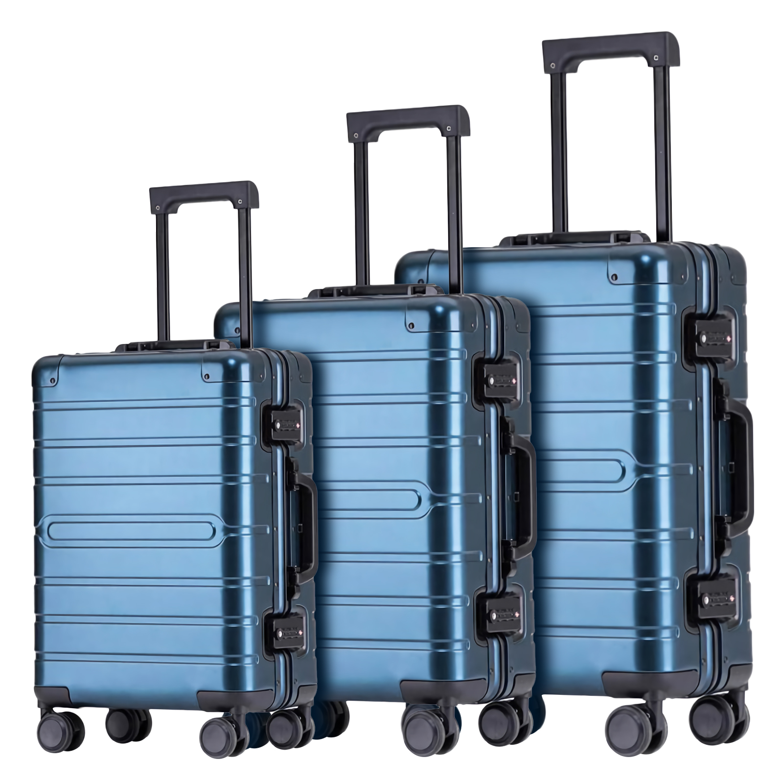 Aluminum-magnesium alloy trolley luggage-HT-8095-Greatchip