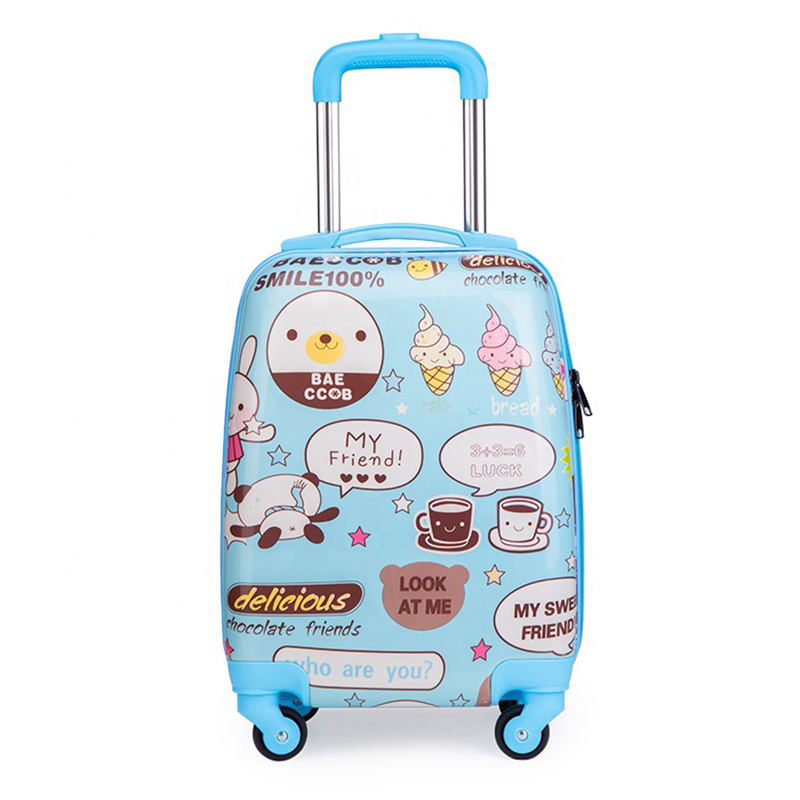 Carry on PC hardshell suitcase luggage trolley bags travel kids suitcase luggage