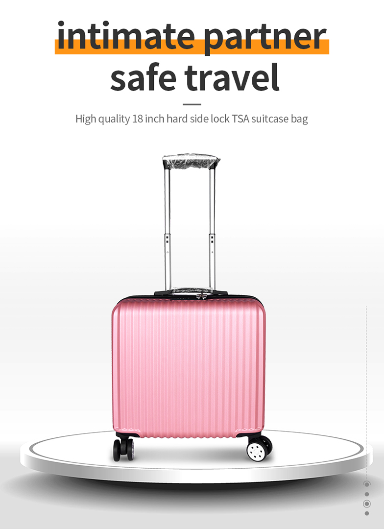  high quality 18 inch hard side lock TSA suitcase bag-HT-BD01-Greatchip