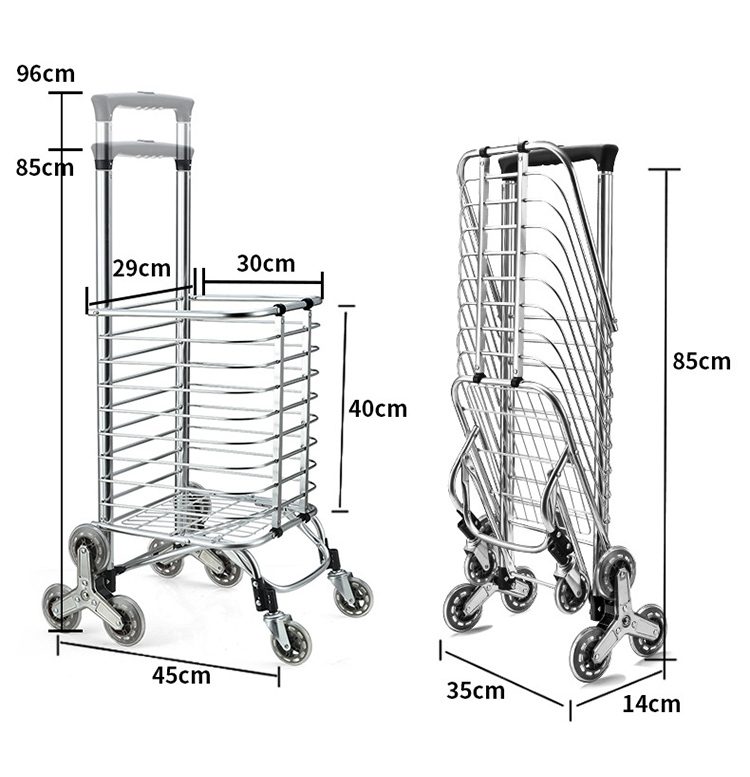 Handle Push Food Shopping cart