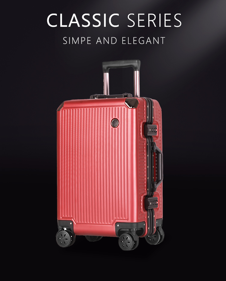 aluminum frame luggage