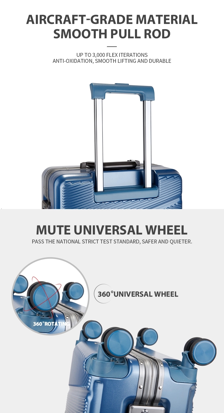 aluminum travel trolley luggage