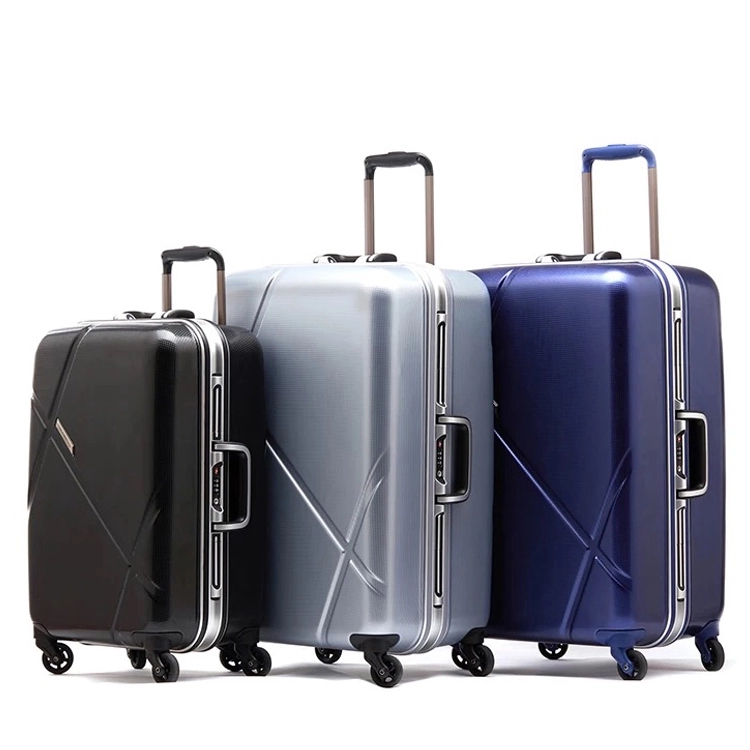 aluminum suitcase luggage