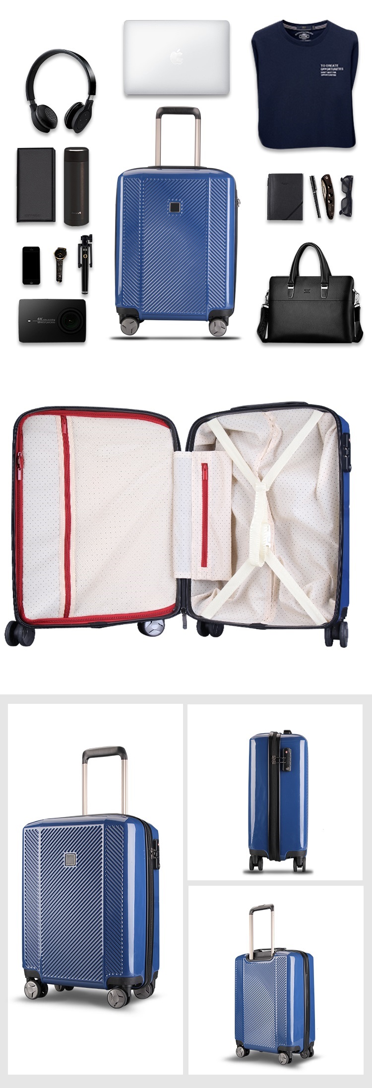 Carry on travel luggage
