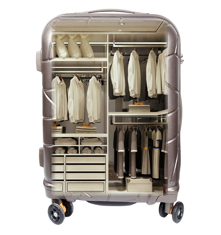Hard shell luggage sets