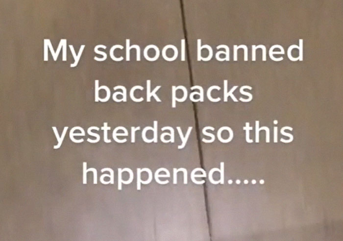 Were Backpacks Banned After a School Shooting?