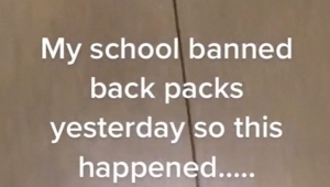 Were Backpacks Banned After a School Shooting?