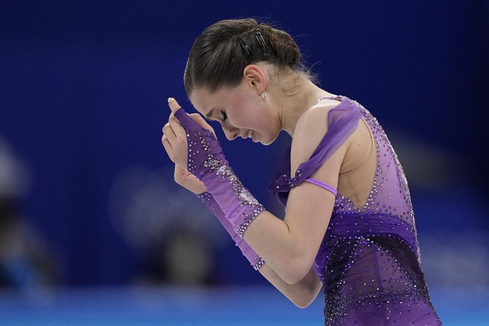 Valieva skates into first place after Olympic short program