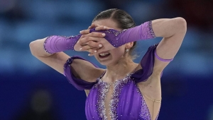 Valieva skates into first place after Olympic short program