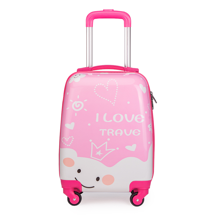ABS hardshell kids suitcase travelling bags high quality abs trolley luggage set