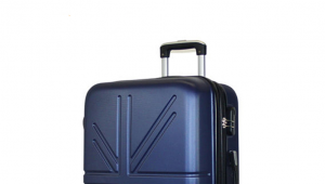 UK Flag Lightweight Travel Bag ABS Trolley Luggage Suitcase Maletas