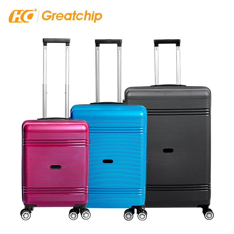 PP luggage travel sets custom design hand luggage suitcases wholesale valigia