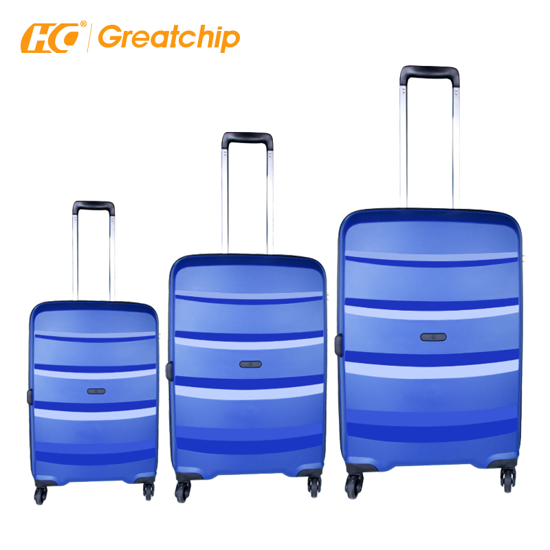 Durable Hard PP Travel Luggage Set with Good Anti-Scratch Function for Long