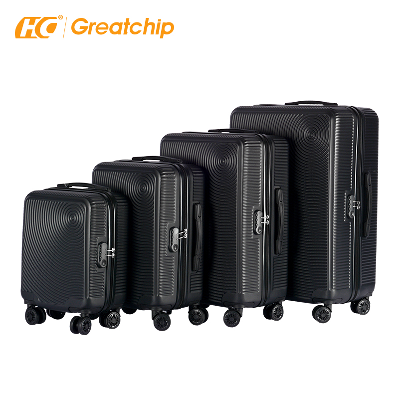 4 Pcs ABS material Silent Spinner Travelling Luggage Travel Bags 