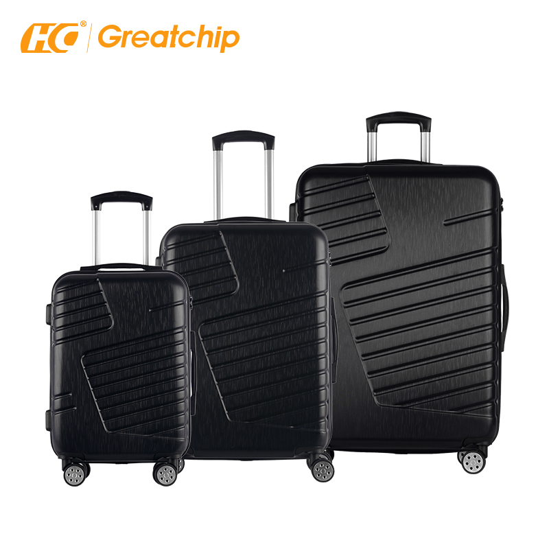 Customized oem trolley abs luggage travel suitcase sets