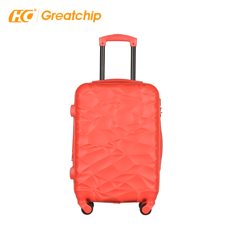 Fashion Luggage Bag 16 20 24 28 inch ABS PC Shiny Film Hard Shell Cabin