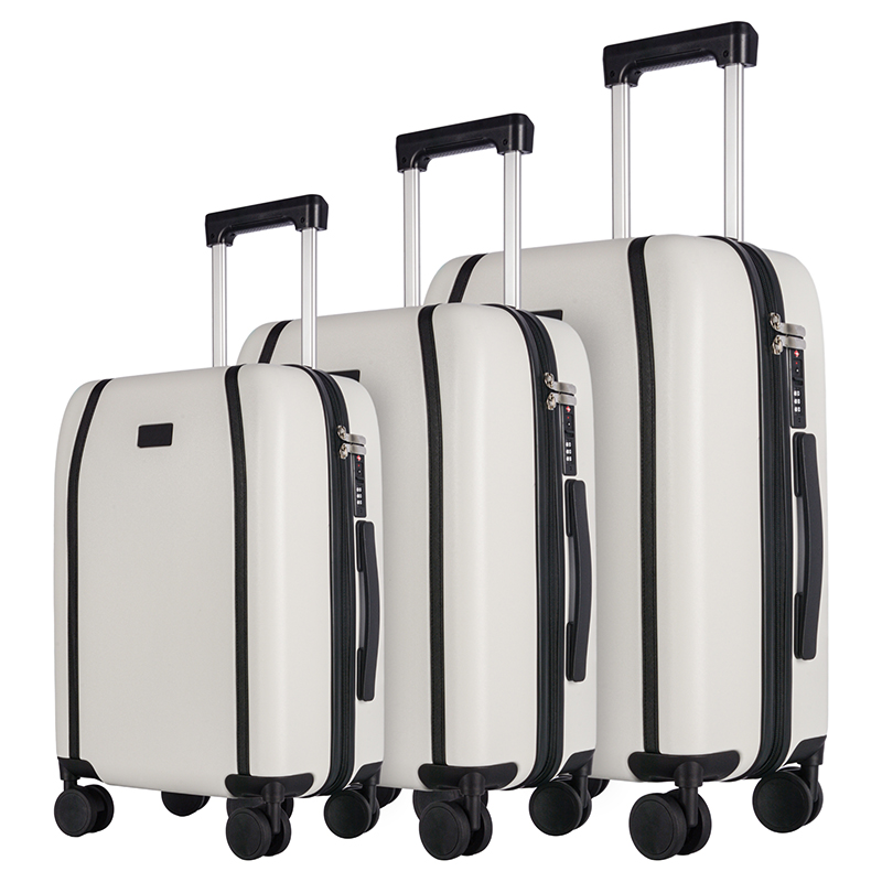 Trolley luggage 20 24 28 inch set 3 ABS luggage
