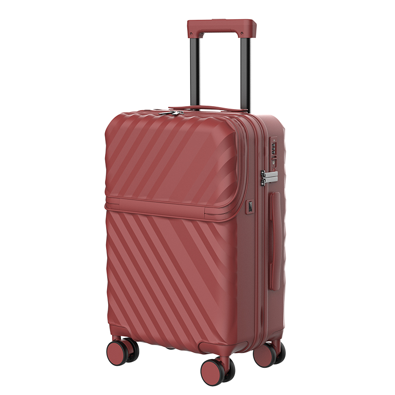 Wholesale high quality 20-24 inch pc 4 wheels suitcases trolley luggage 