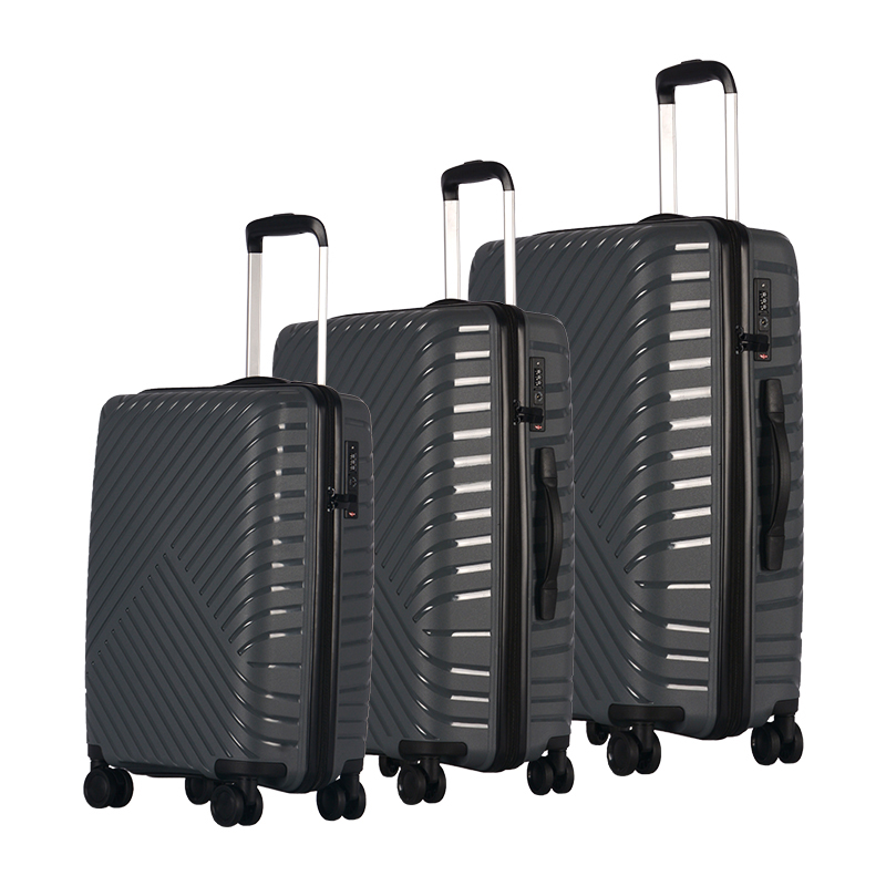 Light PP Trolley Case Rolling Travelling Luggage TSA Lock Suitcases Set