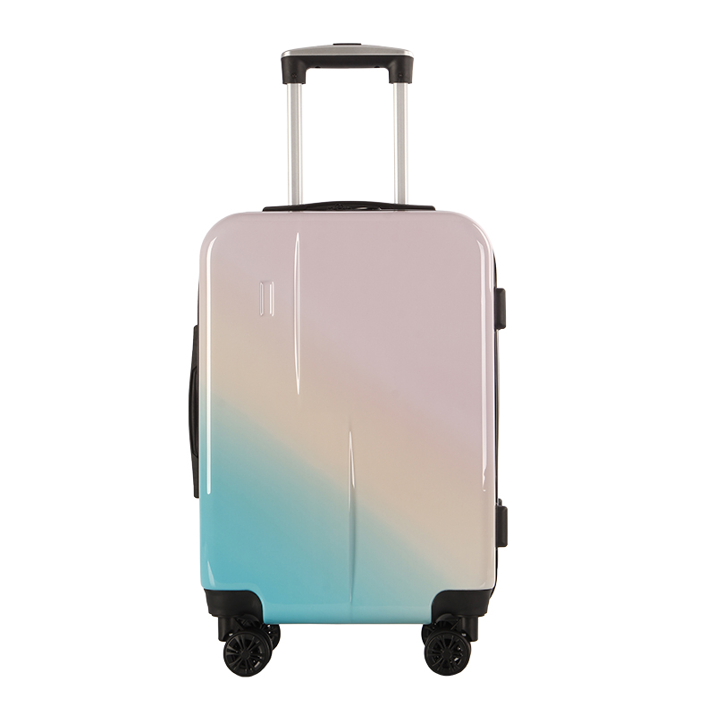 Wholesale Fashion Design Marble Print Transparent Clear Carry On Luggage 