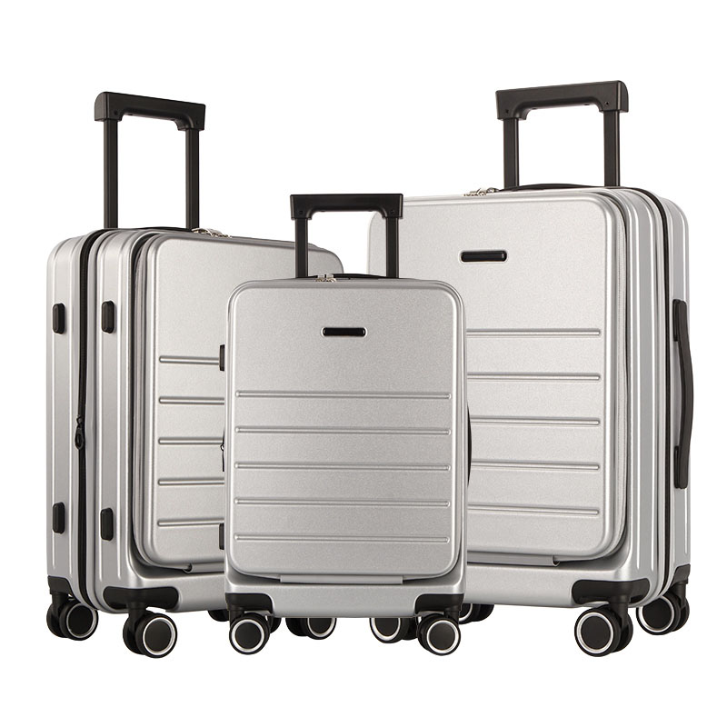 wholesale luggage Front open design Side Open Luggage 