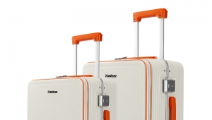 Multifunctional Suitcase Aluminum Frame travel case Spinner Wheel USB Charger 