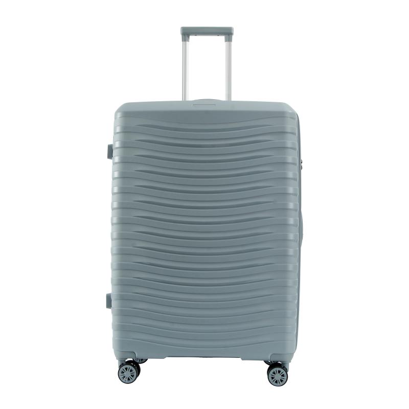 Greatchip Water ripple streamlined PP luggage set HT-25220