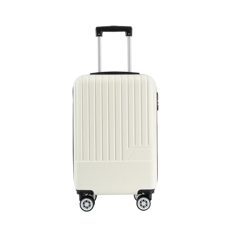 Vertical stripe minimalist luxurious ABS hard shell set MZV-505